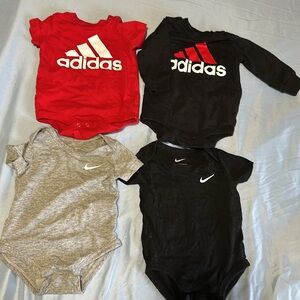 Nike & Adidas Onesie Set Bundle